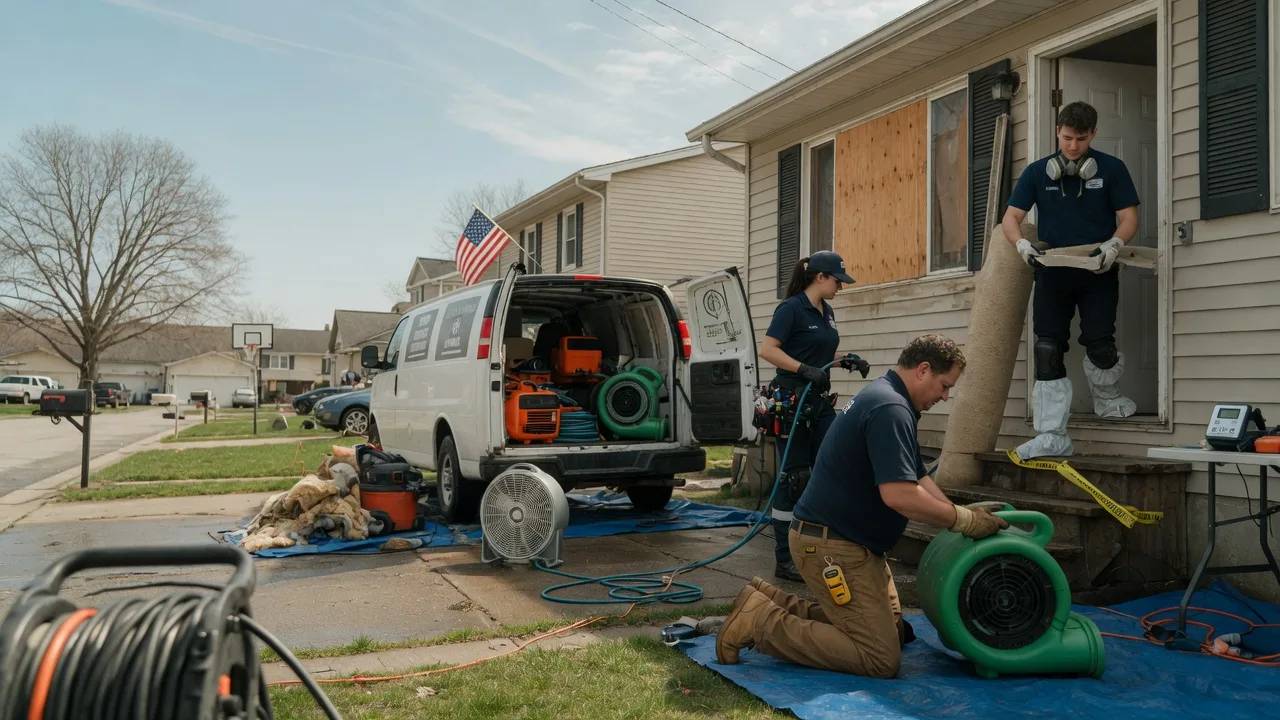 Water Damage Restoration in Woodworth, ND near me